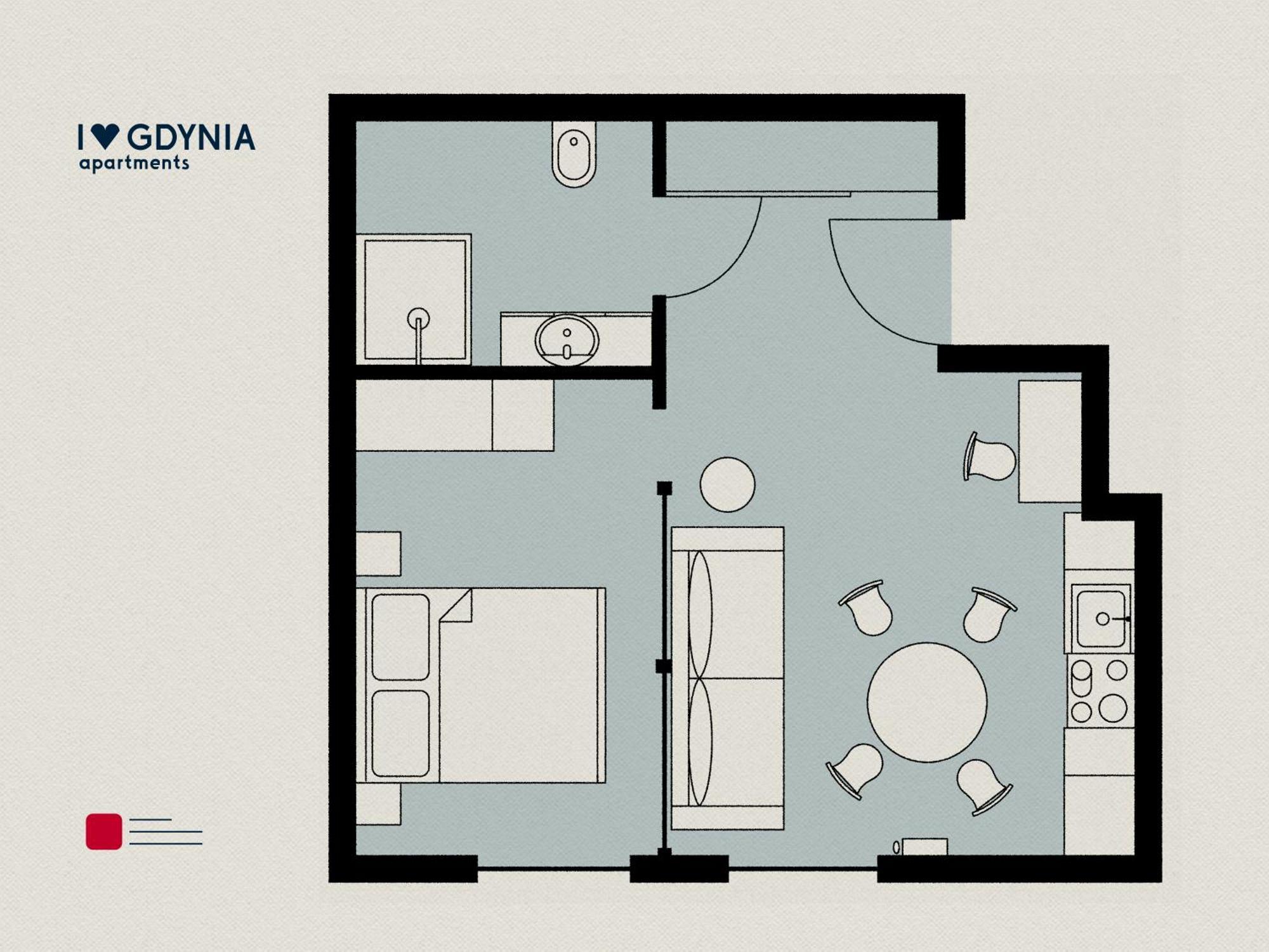 I Love Gdynia Apartments - Apartament Z Parkingiem Exterior photo